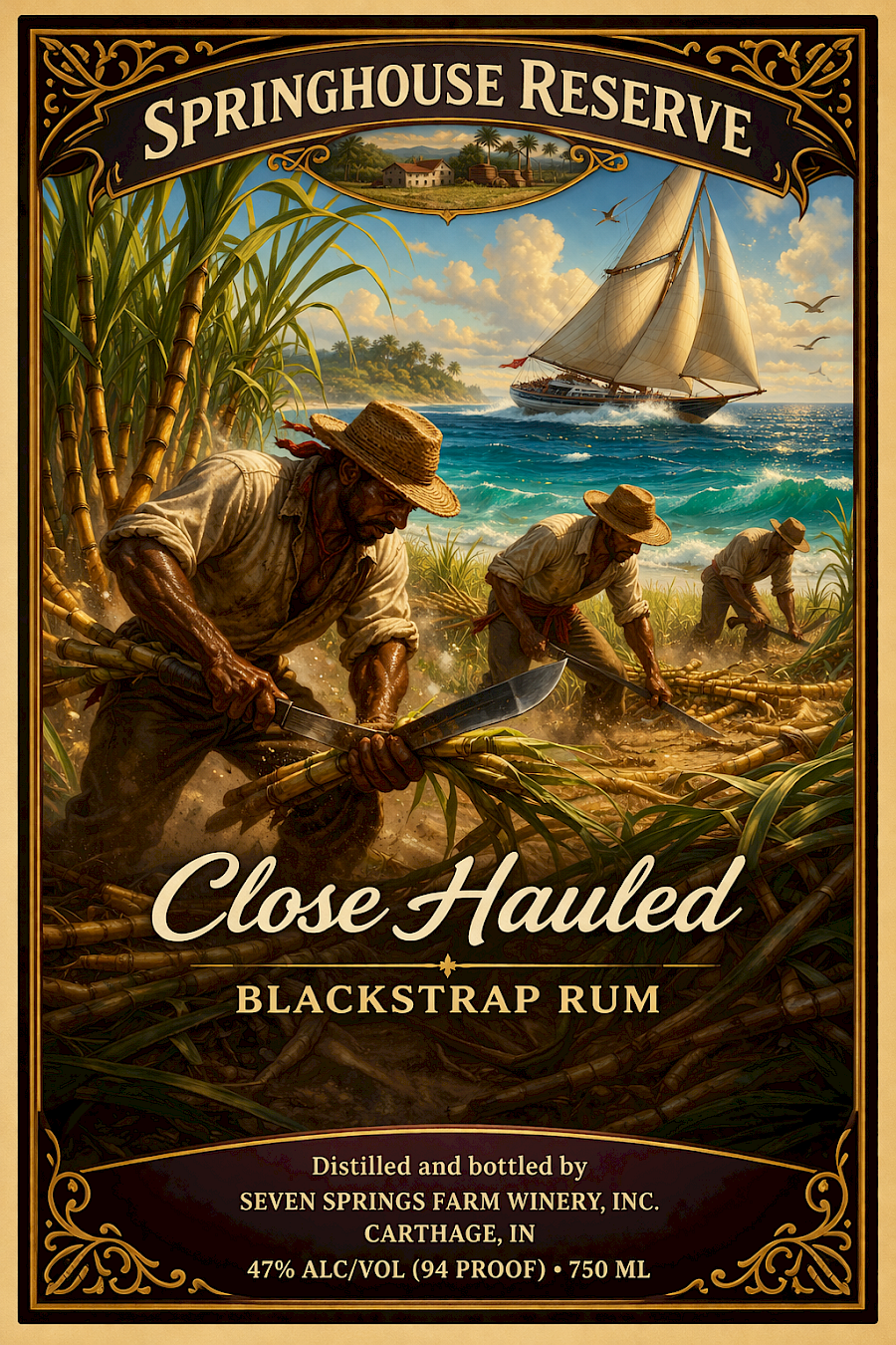 Front label